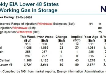 Natural Gas Futures Extend Losses Below $2.900 Following Unexpected EIA Storage Build