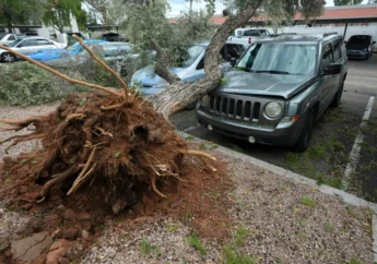 Rare Severe Storms Sweep Across Arizona Packing Golf Ball-Sized Hail, High Winds, and Possible Tornado